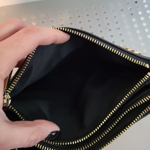 DANIER BLACK LEATHER CLUTCH - Picture 5 of 5